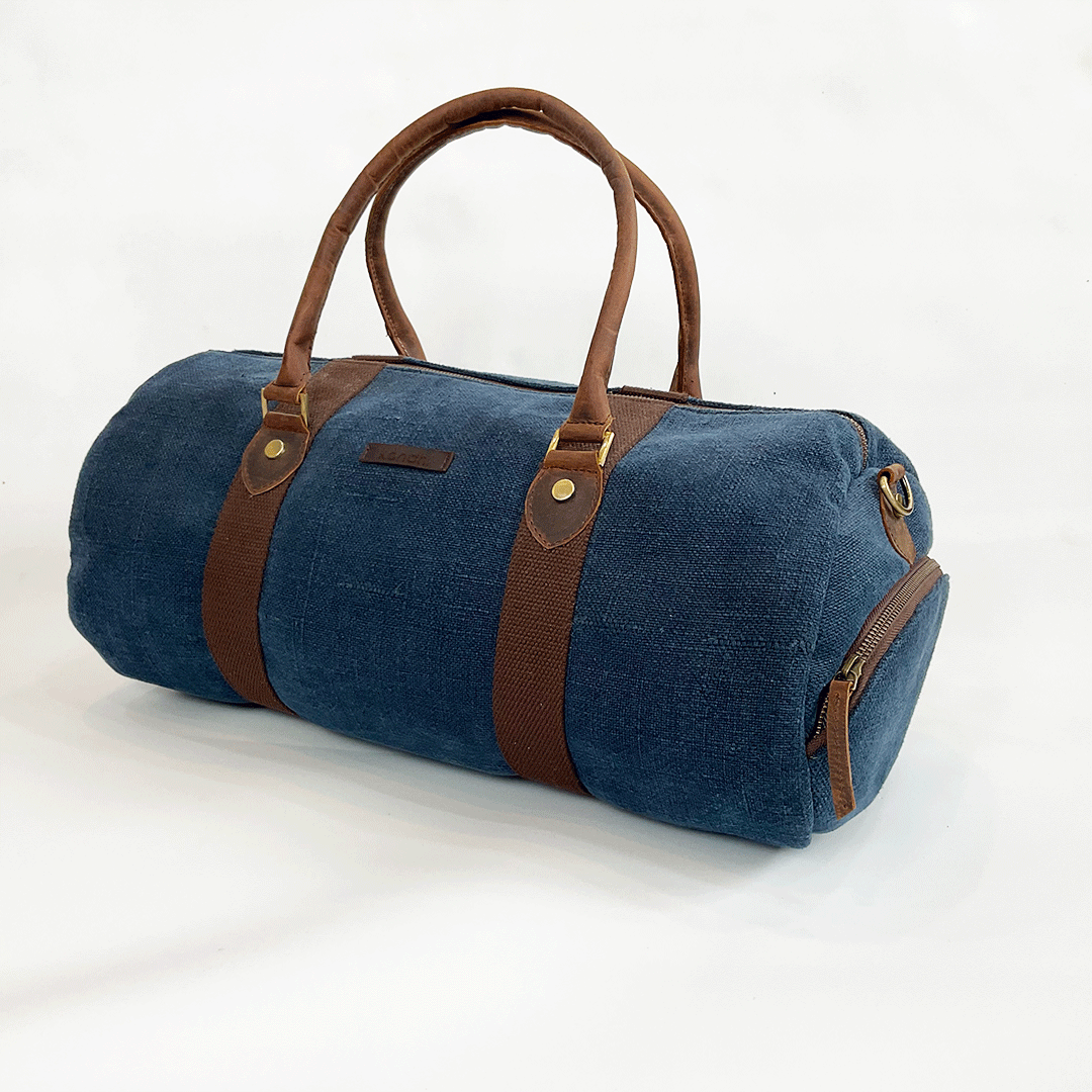 Sustainable duffel bag for weekend travel